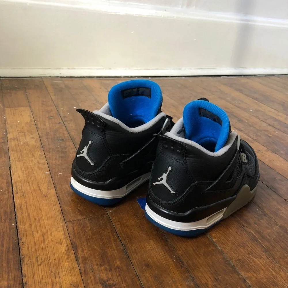 Nike Air Jordan Flight High Top Yout 4Y Blue Black